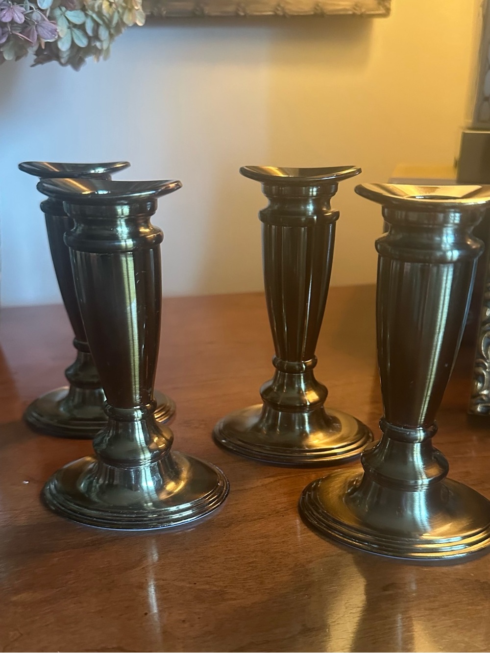 Vintage Valerie Brass 5” Candlesticks